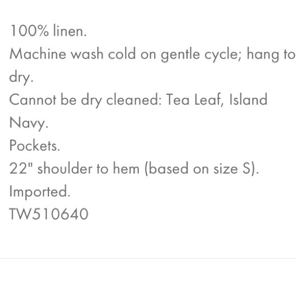 Tommy Bahama Two Palms Linen Raw-Edge Jacket in brilliant blue. Like new. - Picture 8 of 8